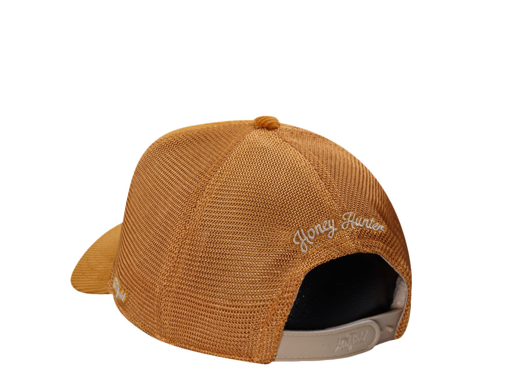 Hatfield Bear Honey Hunter Brown Corduroy Trucker Snapback Hat