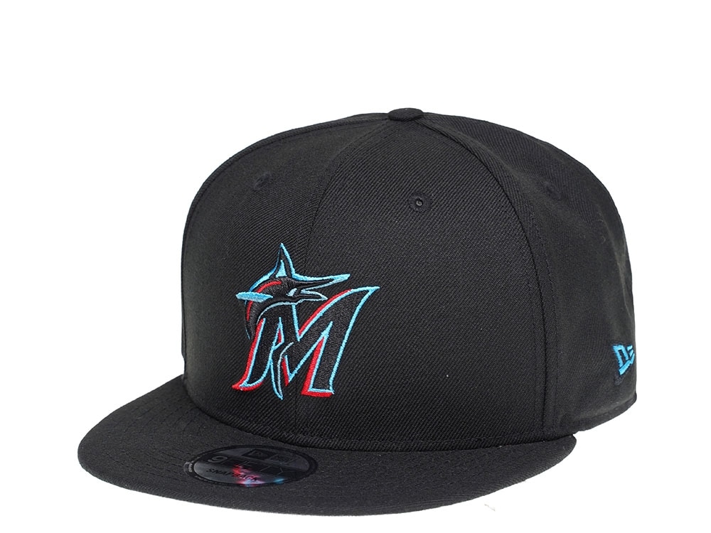 New Era Miami Marlins Black Edition 9Fifty Snapback Hat