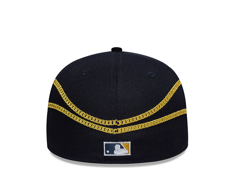 New Era New York Yankees Chain Wrap Navy Edition 59Fifty Fitted Hat