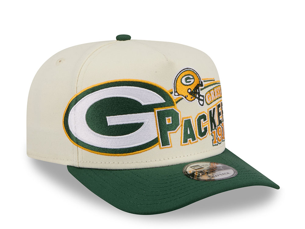 New Era Green Bay Packers Classic Logo Two Tone Edition 9Fifty A Frame Snapback Hat