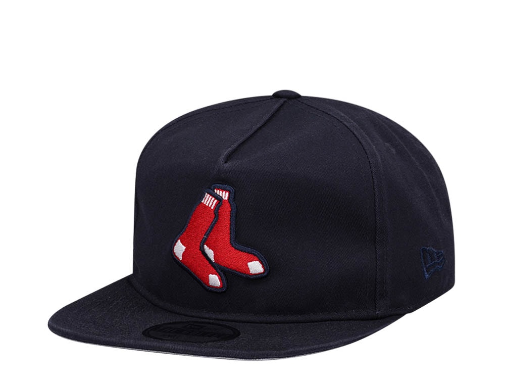 New Era Boston Red Sox Navy Classic Edition Golfer Snapback Hat