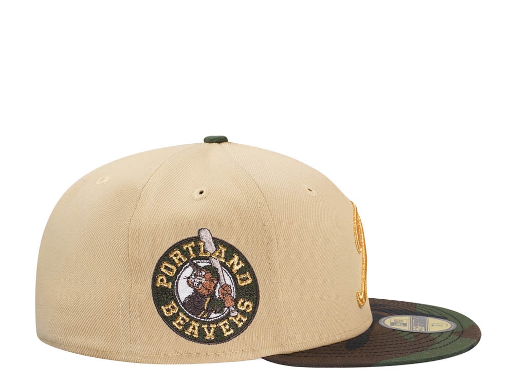 New Era Portland Beavers Vegas Camo Two Tone Edition 59Fifty Fitted Hat