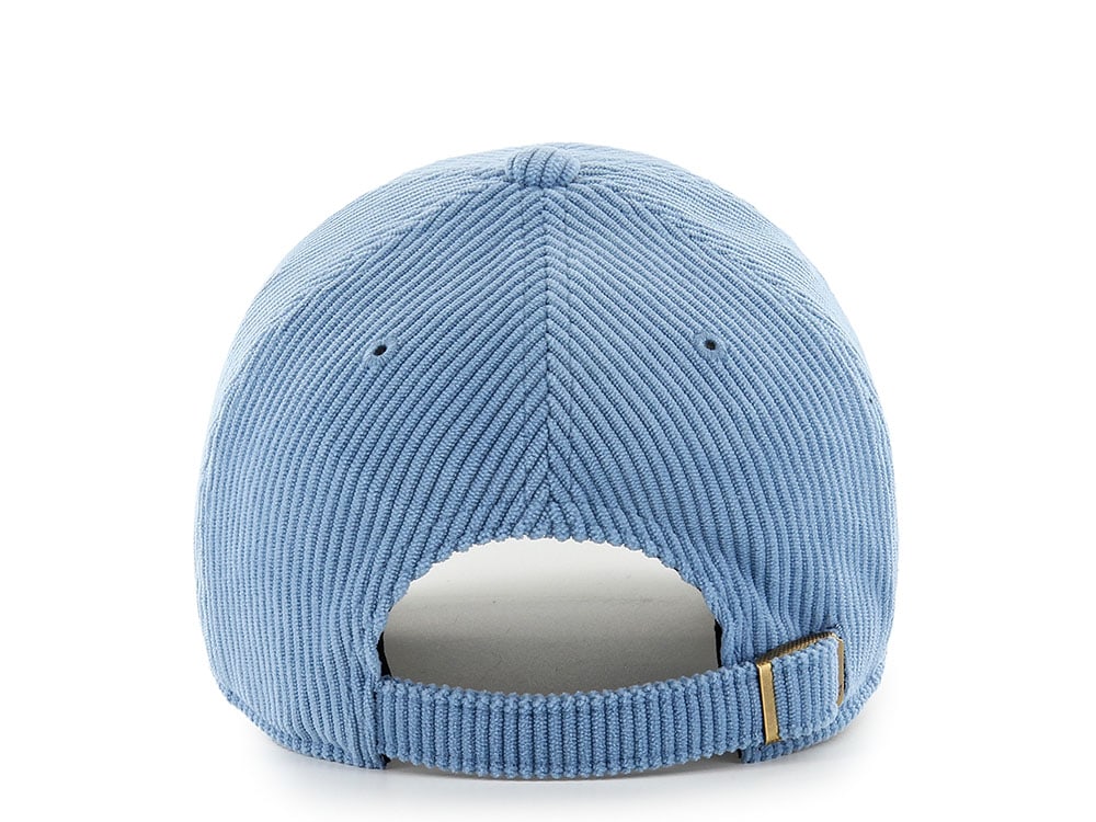 47 Brand New York Yankees Corduroy Montego Blue Base Runner Clean Up Strapback Hat