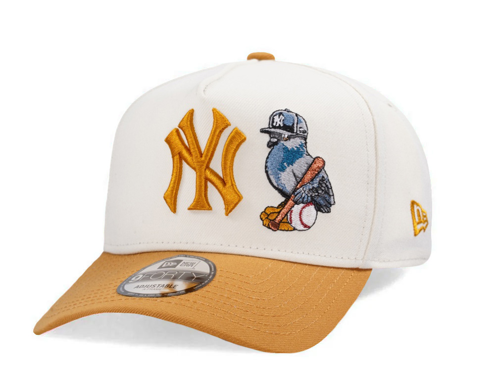 New Era New York Yankees World Series 1996 Baseball Pigeon Chrome Two Tone Edition 9Forty A Frame Snapback Hat