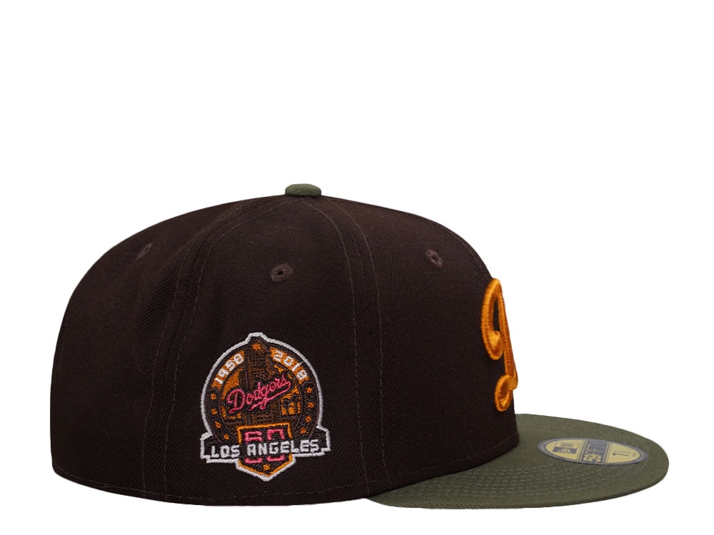 New Era Los Angeles Dodgers 50th Anniversary Burnt Wood Two Tone