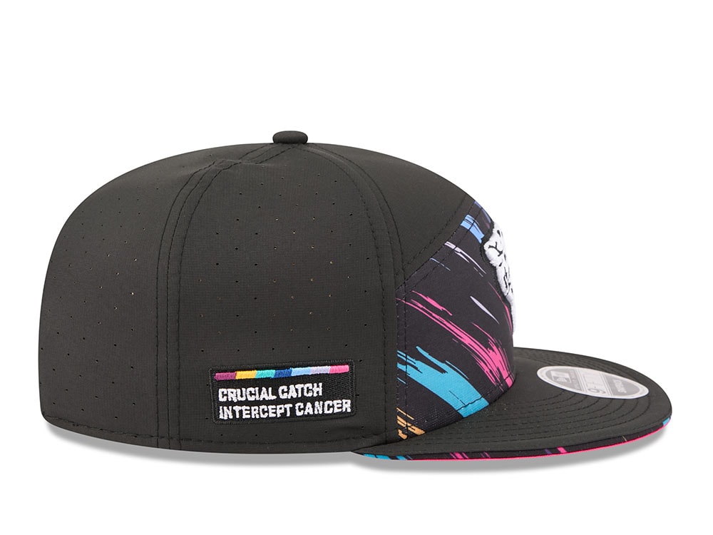New Era Jacksonville Jaguars Crucial Catch 2026 Black Edition 9Fifty Split Panel Snapback Hat