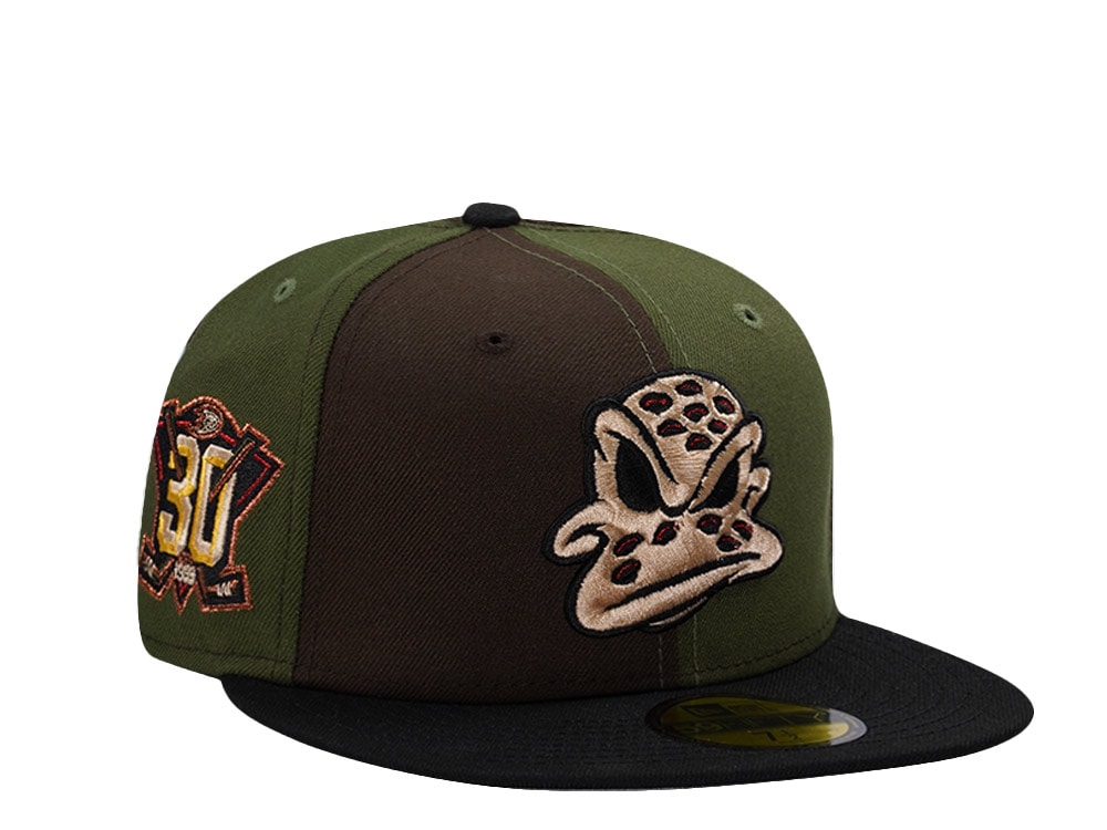 New Era Anaheim Ducks 30th Anniversary Pinwheel Edition 59Fifty Fitted Hat
