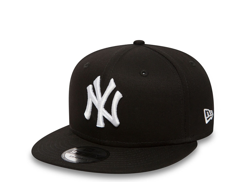 New Era New York Yankees Black and White 9Fifty Snapback Hat