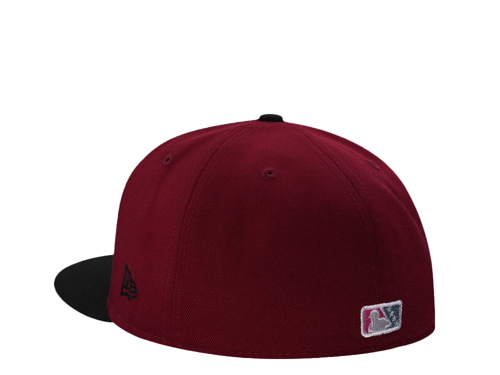 New Era El Paso Chihuahuas Card Red Two Tone Edition 59Fifty Fitted Hat
