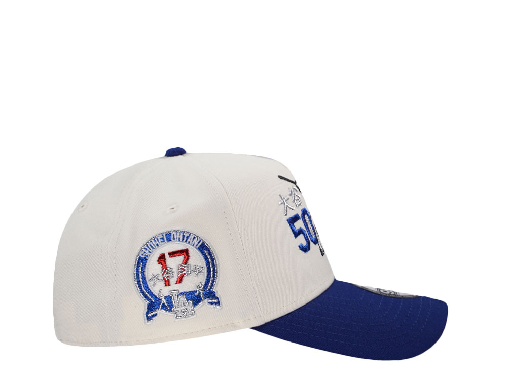 New Era Los Angeles Dodgers Ohtani 50 50 Season Chrome Two Tone Edition 9Forty A Frame Snapback Hat