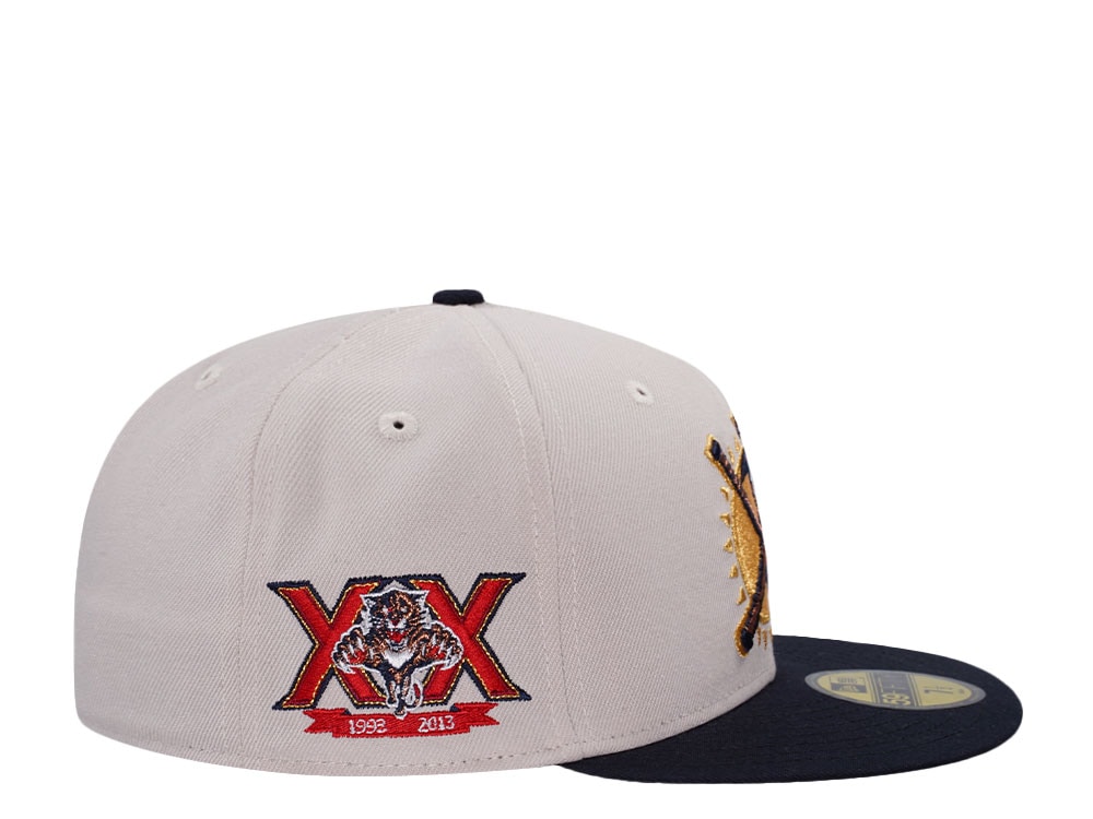 New Era Florida Panthers 20th Anniversary Chrome Two Tone Edition 59Fifty Fitted Hat