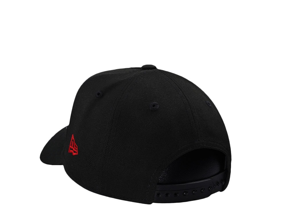 New Era Montreal Canadiens Prince of Wales Conference Black Prime Edition 9Forty A Frame Snapback Hat