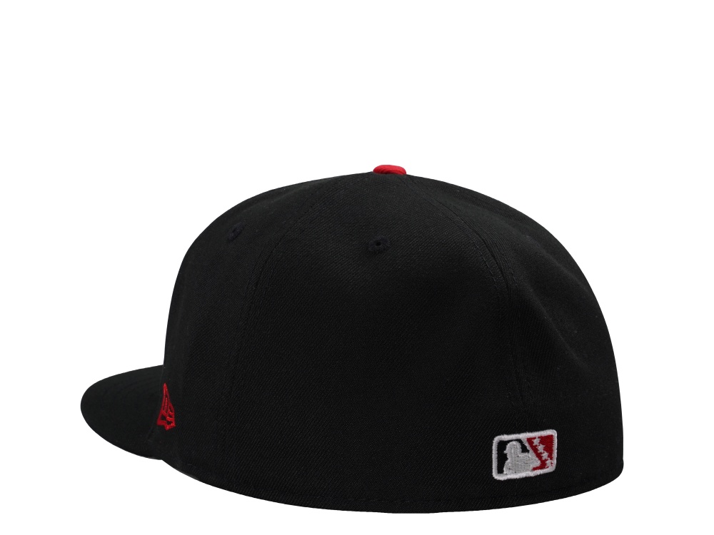 New Era El Paso Chihuahuas Dia De Los Muertos Glow in the Dark Horror Edition 59Fifty Fitted Hat