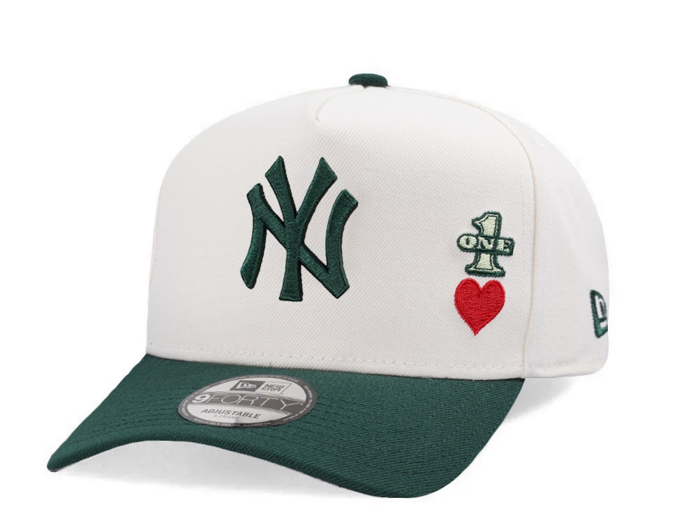 New Era New York Yankees World Series 1999 Dollar Chrome Two Tone Edition 9Forty A Frame Snapback Hat