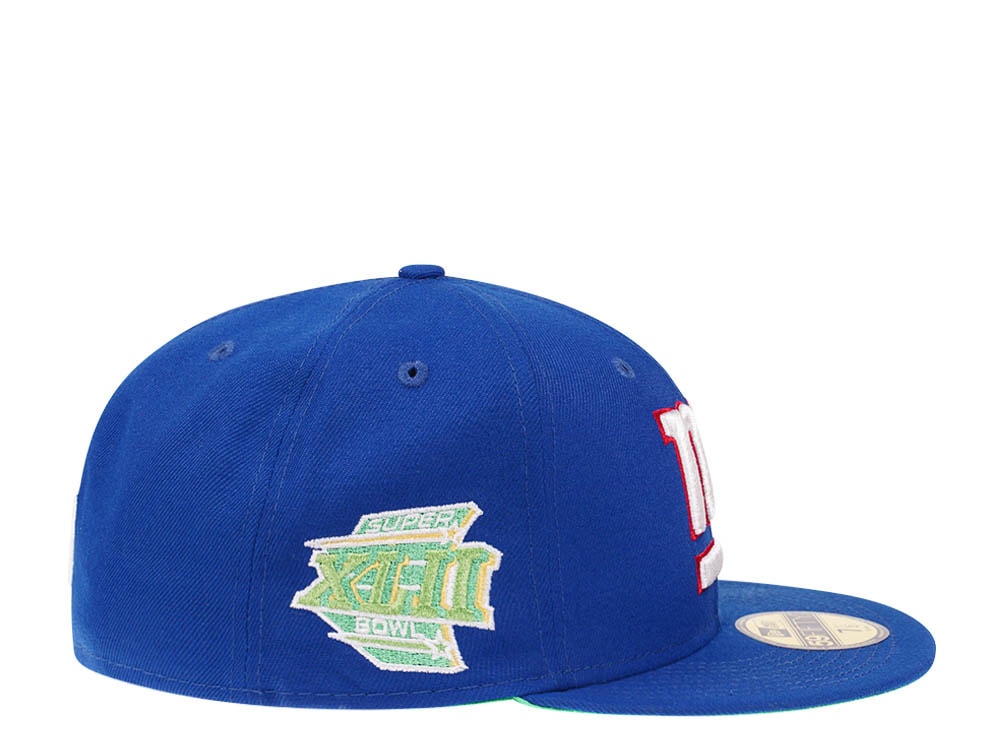 New Era New York Giants Citruspop Patch Super Bowl XLII 59fifty Fitted Hat