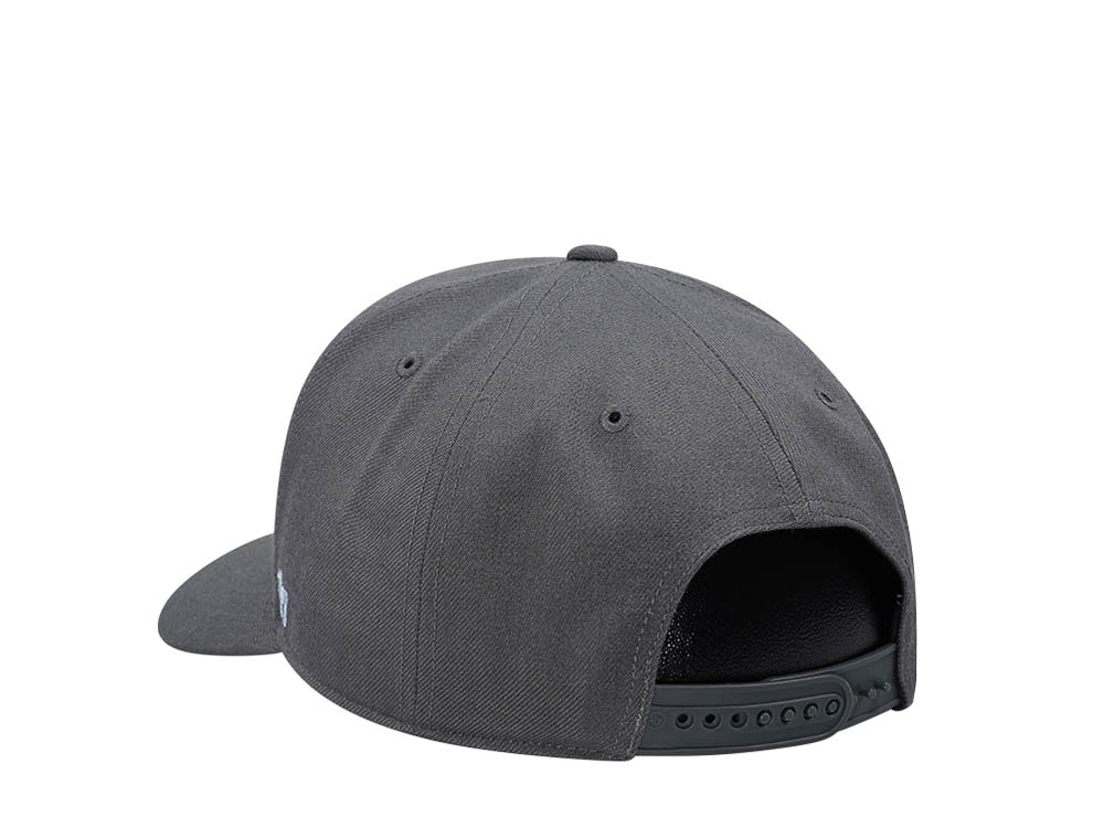 47Brand Los Angeles Dodgers Charcoal Cold Zone MVP DP Snapback Hat