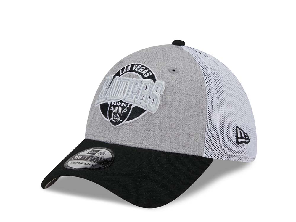 New Era Las Vegas Raiders Heather Trucker Two Tone Edition 39Thirty Stretch Hat