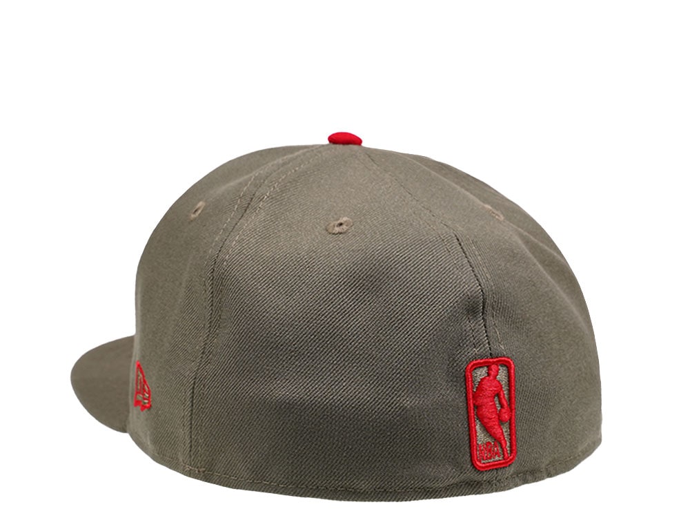 New Era Chicago Bulls Hot and Spicy Olive Edition 59Fifty Fitted Hat