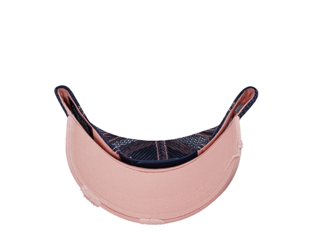 Von Dutch Oval Patch Pink Highlight Edition Trucker Snapback Hat