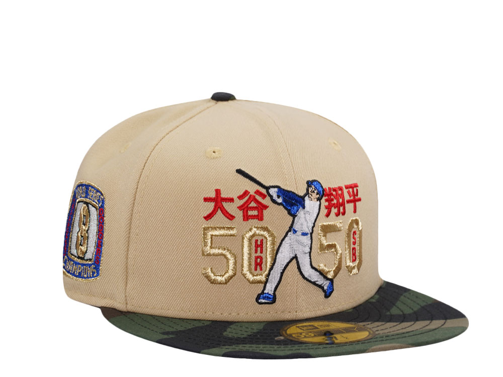 New Era Los Angeles Dodgers Ohtani 50 50 Vegas Camo Two Tone Edition 59Fifty Fitted Hat