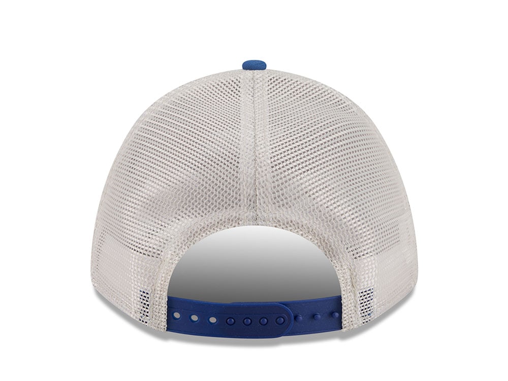 New Era Los Angeles Dodgers Frayed Patch Stone Two Tone Edition 9Forty M Crown A Frame Trucker Snapback Hat