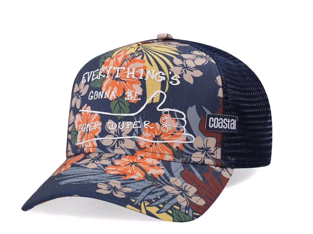 Djinns Everything's Gonna Be Super Duper Coastal Trucker Snapback Hat