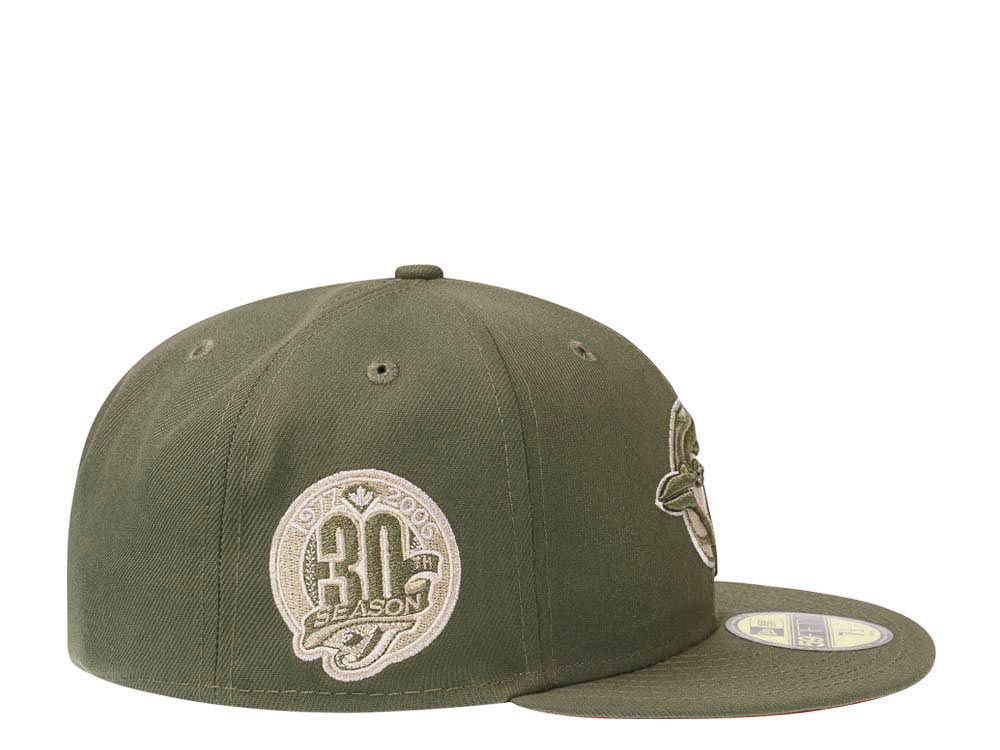 New Era Toronto Blue Jays 30th Season Olive Pinot Noir Edition 59Fifty Fitted Hat