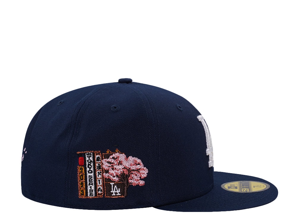 New Era Los Angeles Dodgers Tokyo Series 2025 Ocean Blue Prime Edition 59Fifty Fitted Hat