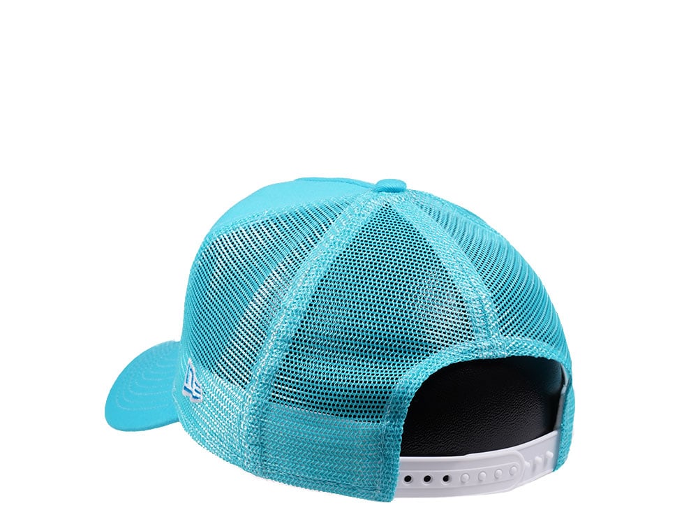 New Era Miami Heat Vice Blue Edition A Frame Trucker Hat