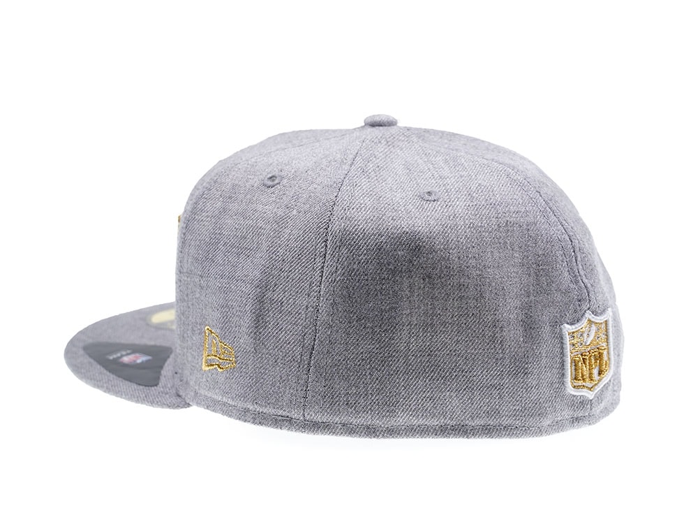 New Era New England Patriots Heather Gold Edition 59Fifty Fitted Hat