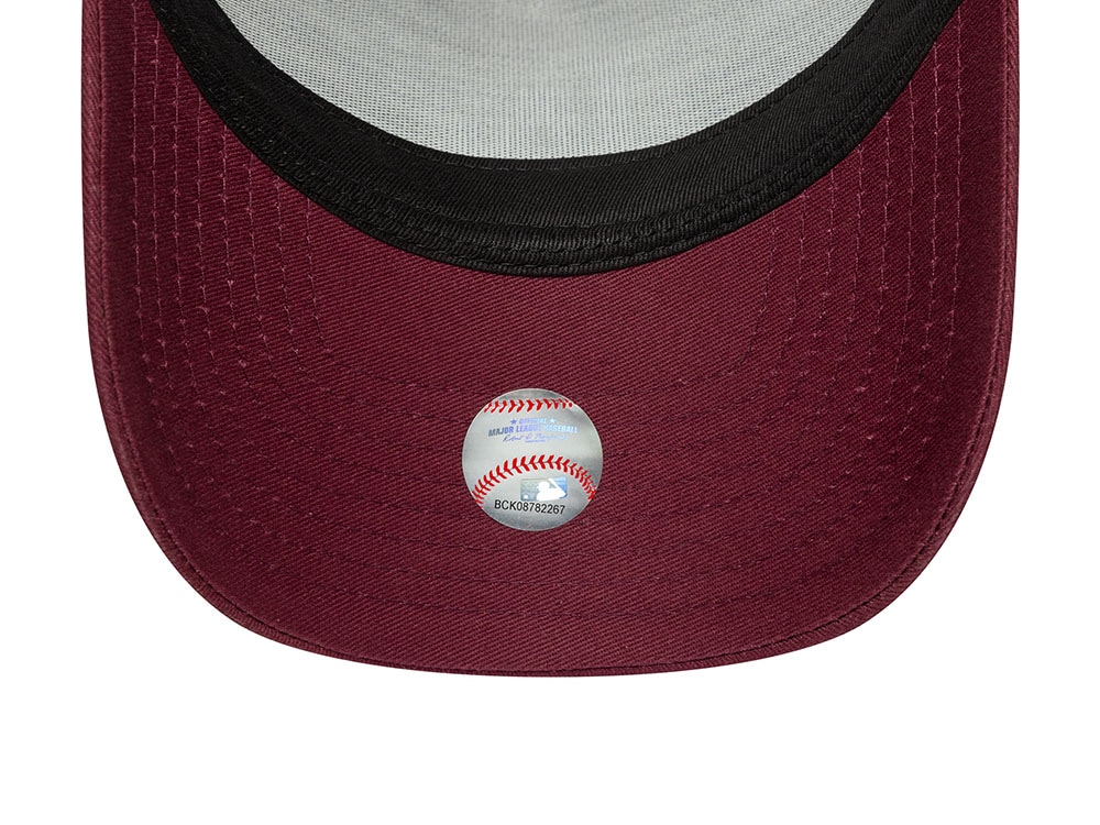 New Era Los Angeles Dodgers League Essential Maroon Edition 9Forty A Frame Trucker Snapback Hat