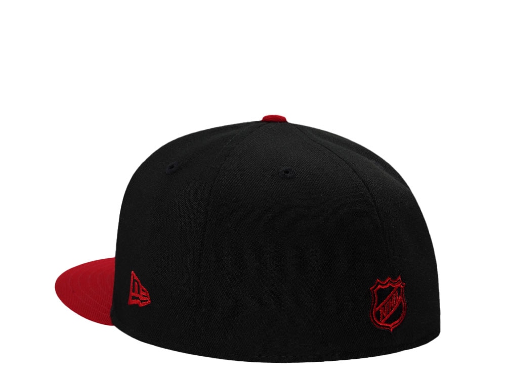 New Era Carolina Hurricanes 25th Anniversary Black Two Tone Edition 59Fifty Fitted Hat