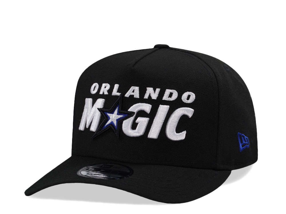New Era Orlando Magic Black Classic Edition 9Fifty A Frame Snapback Hat