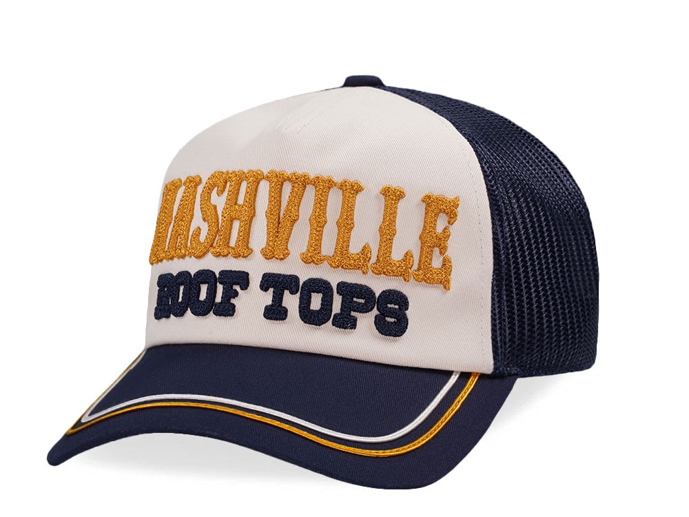 American Needle Nashville Radler Navy Trucker Snapback Hat