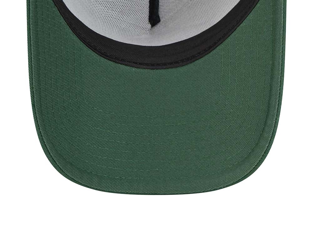 New Era Green Bay Packers Sideline 2024 9Forty A Frame Trucker Snapback Hat
