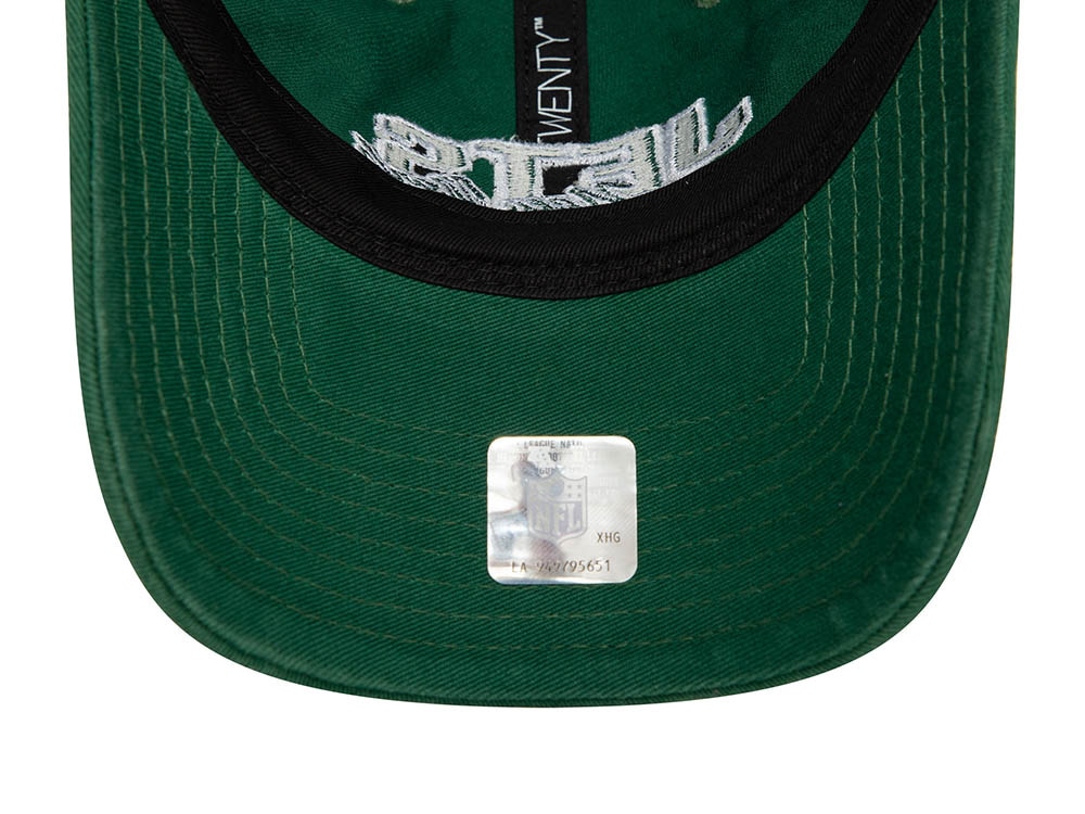 New Era New York Jets NFL Script Green 9Twenty Strapback Hat