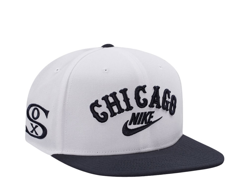 Nike Chicago White Sox 1976-85 Cooperstwon Dri-Fit White Edition Snapback Hat