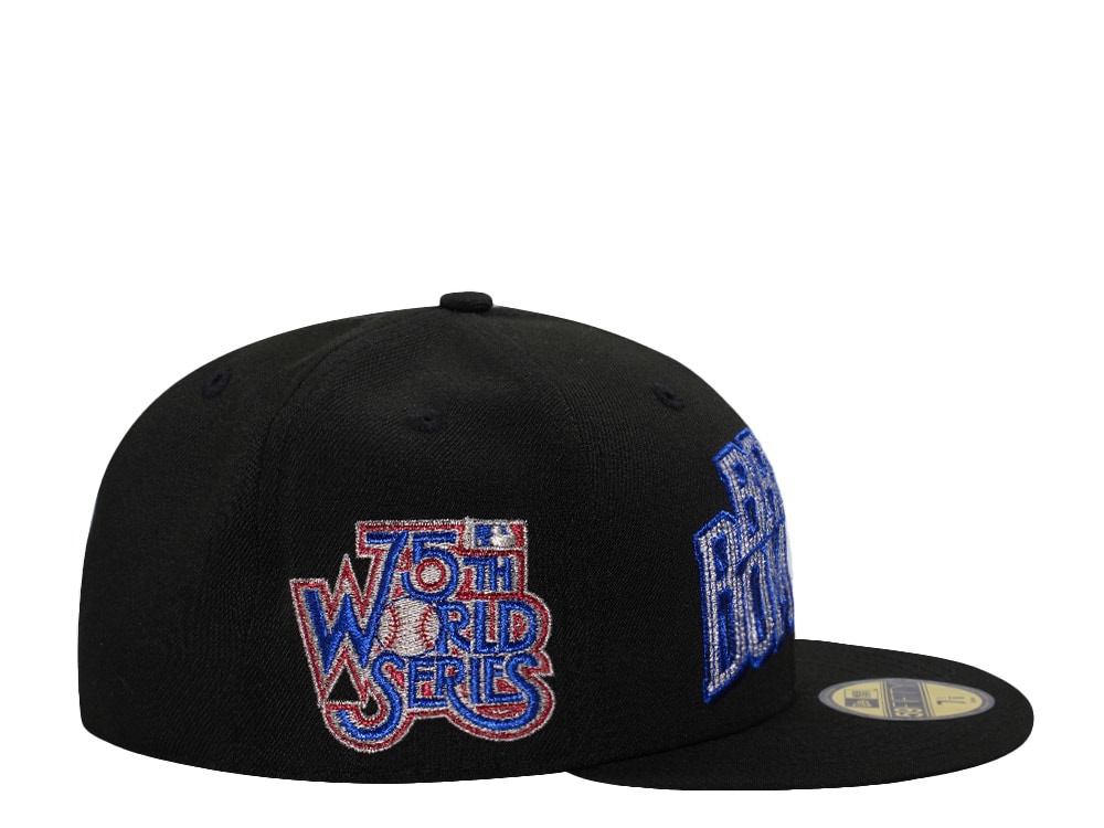 New Era New York Yankees 75th World Series Bronx Bombers Black Prime Edition 59Fifty Fitted Hat