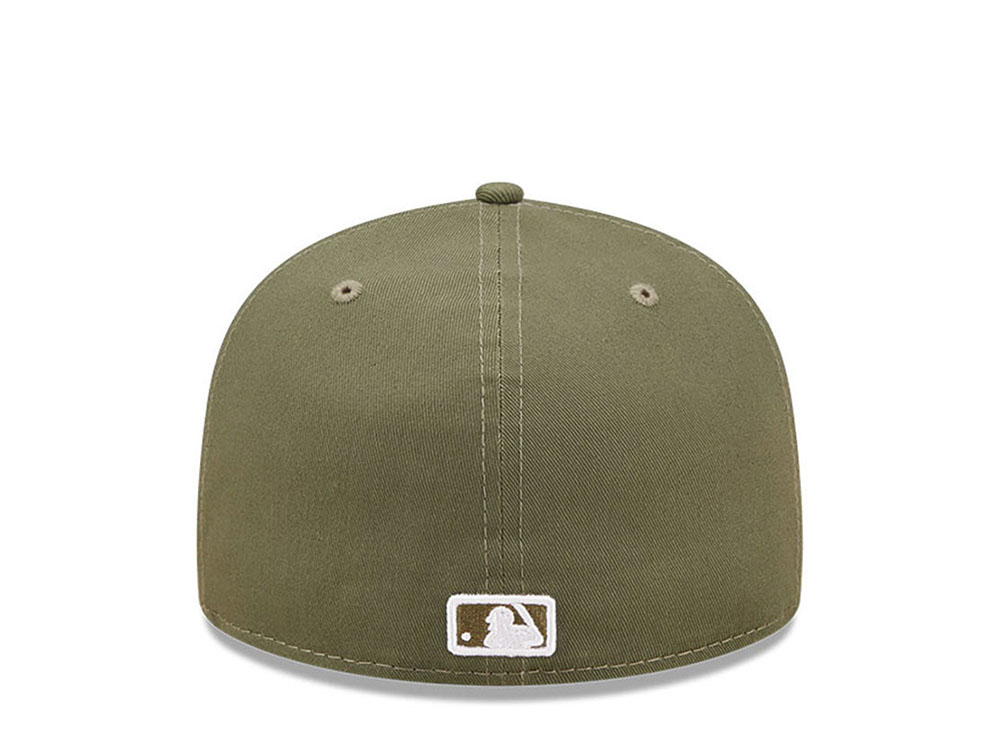New Era New York Yankees Plain Olive Prime Edition 59Fifty Fitted Hat