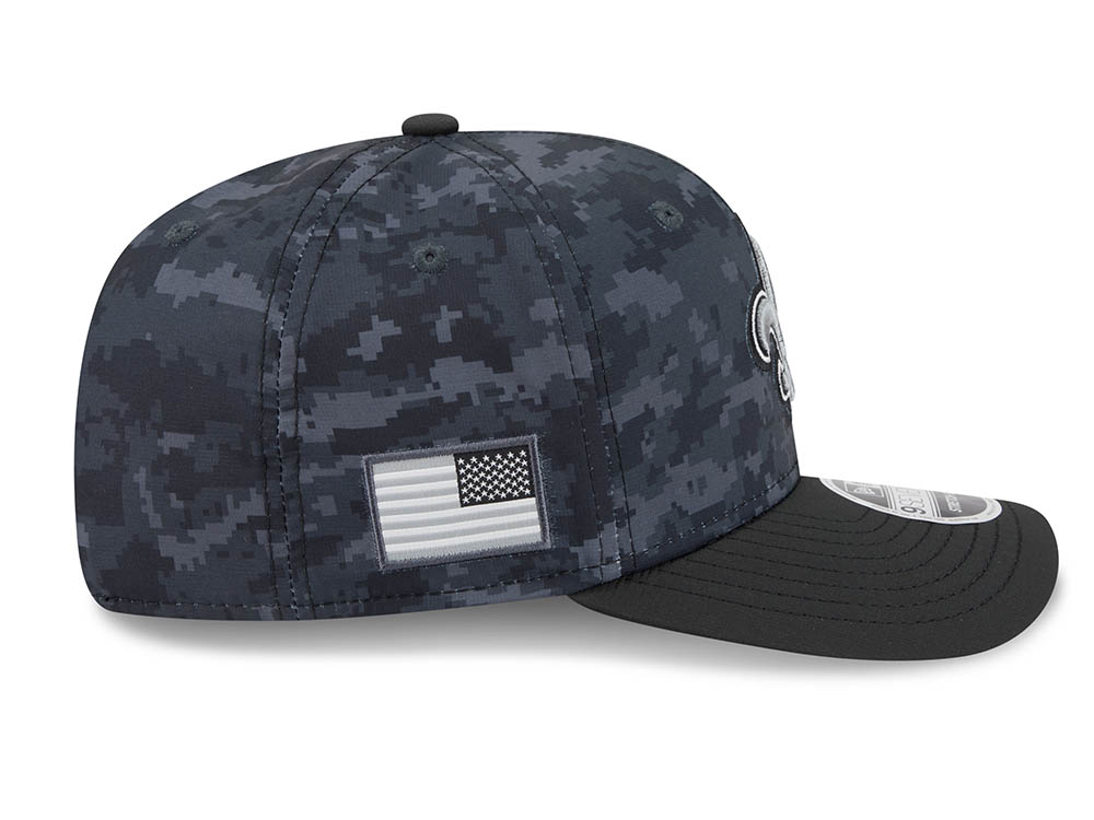 New Era New Orleans Saints NFL Salute to Service 2026 Digi Camo Black 9Seventy Stretch Snapback Hat