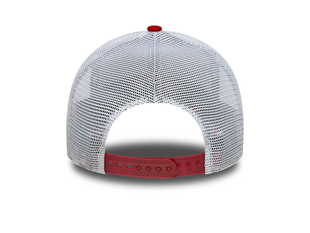 New Era Asroma Faux Suede Maroon Edition 9Forty A Frame Trucker Snapback Hat