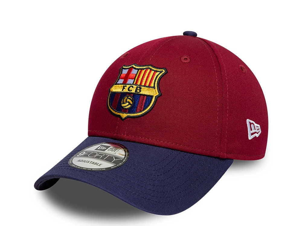 New Era Barcelona Fc Maroon Two Tone 9Forty Snapback Hat