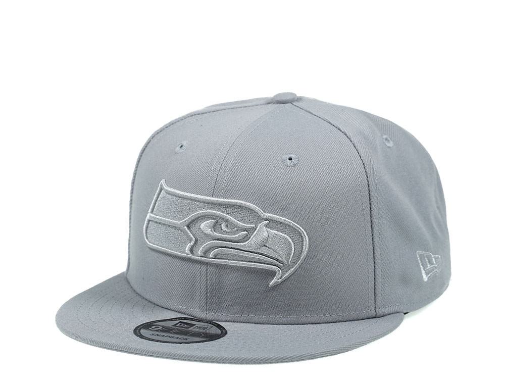 New Era Seattle Seahawks All About Gray Edition 9Fifty Snapback Hat