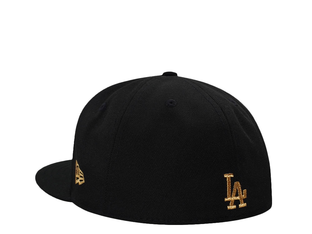 New Era Los Angeles Dodgers Ohtani 24K Gold Black Prime Edition 59Fifty Fitted Hat
