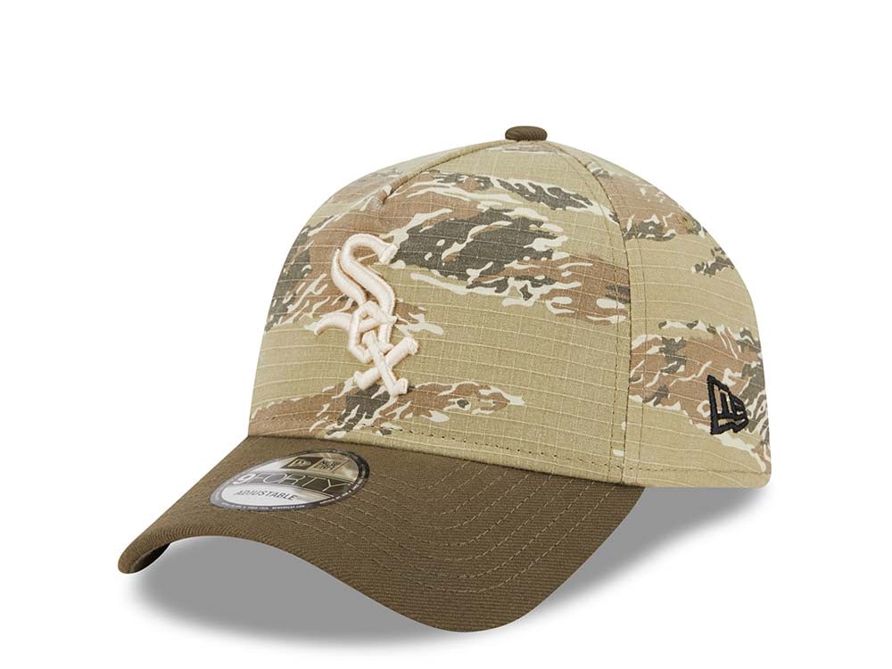 New Era Chicago White Sox Tiger Camo Two Tone 9Forty A Frame Snapback Hat