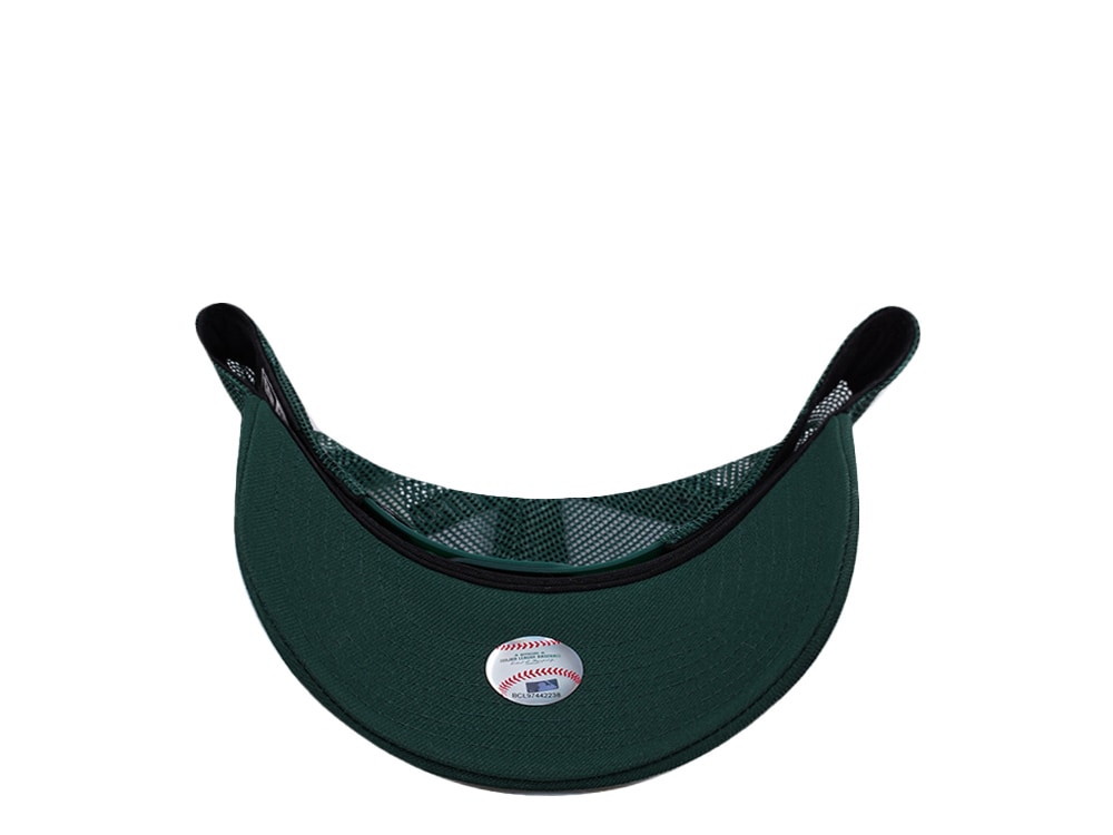 New Era Oakland Athletics Flower Chrome Two Tone Edition 9Forty A Frame Trucker Snapback Hat