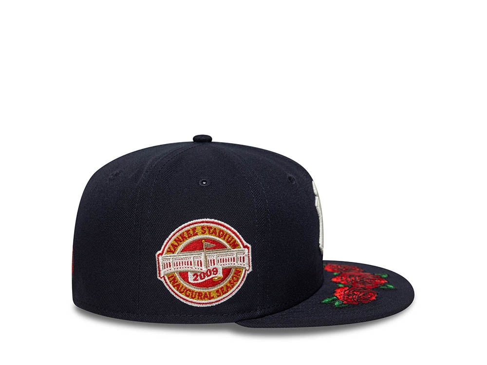 New Era New York Yankees Inaugural Season 2009 Floral Navy Prime Edition 59Fifty Fitted Hat