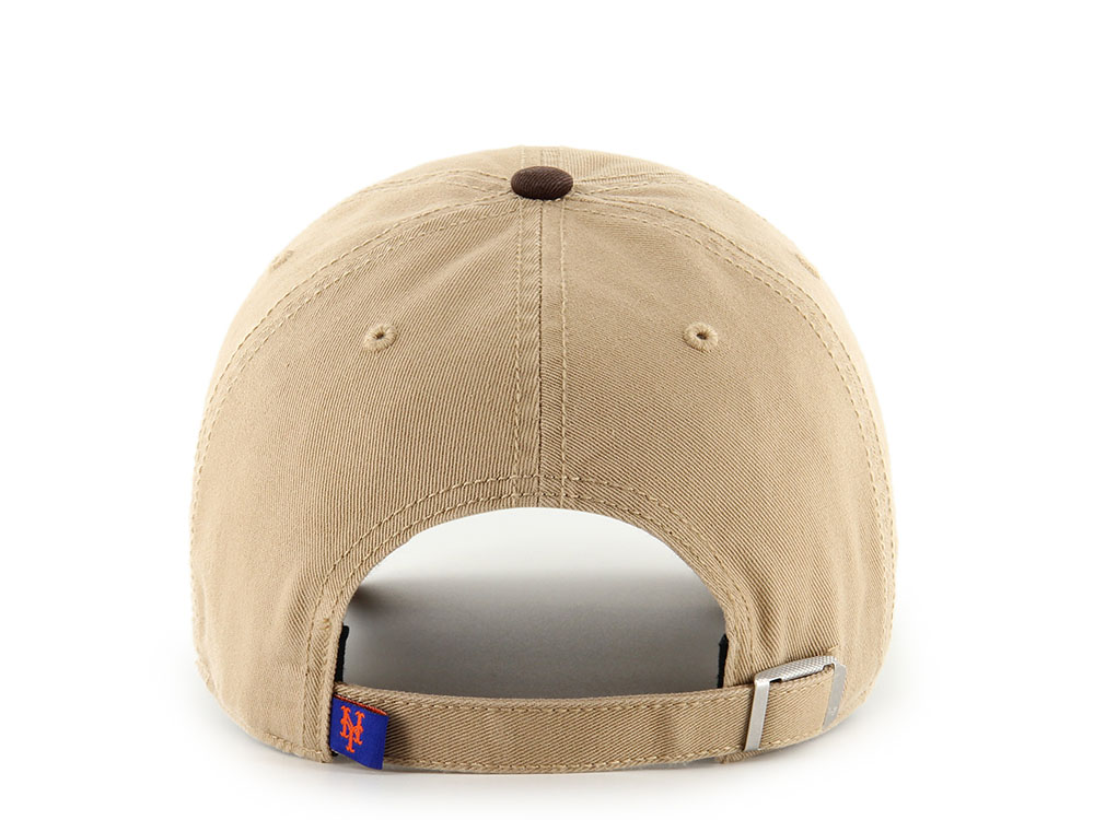 47Brand New York Mets Khaki Cartoon Icon Edition Clean Up  display picture 1