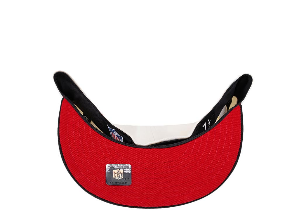New Era Atlanta Falcons 50th Anniversary Cream Dome Edition 59Fifty Fitted Hat