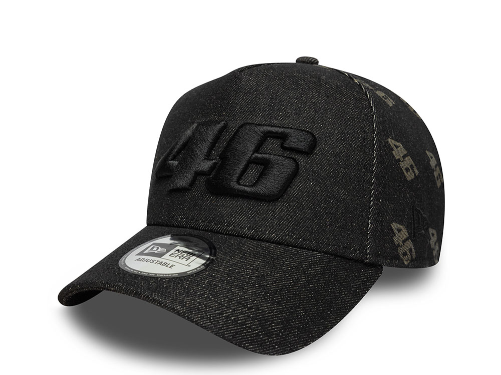 New Era VR46 Laser Etched Denim Black Edition 9Forty A Frame